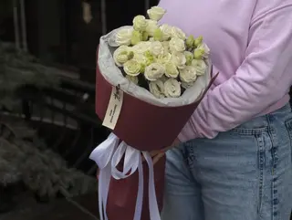 Букет 39 Біла еустома Rosi White 11 шт