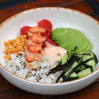 Poke Bowl з креветкою 365г
