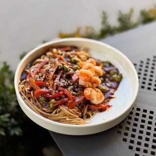 Удон з креветками