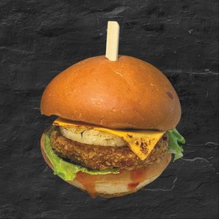 Бургер з ананасом.