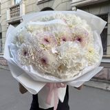 Букет з гортензій та жоржин «Міноа»