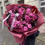 Преміальний букет «Бургунді»