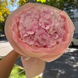 Букетик-комплімент «Рожева гортензія»