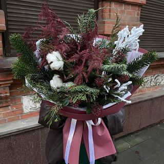 Зимовий букет «Аспарагус»