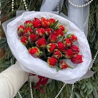 Букет «Червоні тюльпани»
