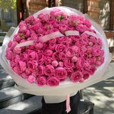 XXXL букет з піоновидних троянд «Місті»