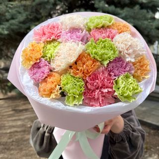 Букет з міксу 19 діантусів