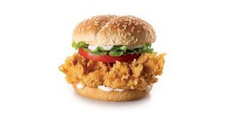 Hot & Crispy Burger( Épicé) (Sans laitue)