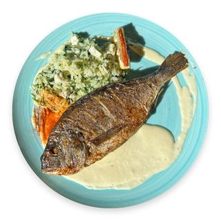 Сібас з духмяними травами на грилі ( 450 г)