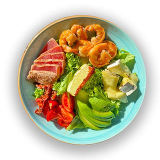 Пікантний салат з тунцем та креветками (290 г)