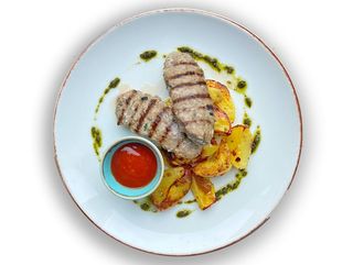 Кебаб-гриль з картопляними частинками (260 г) та Салатик