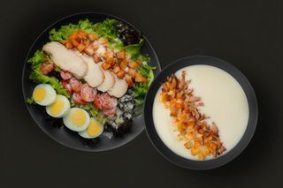 Салат "Цезар" з куркою + суп