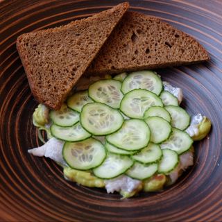 Оселедець на гуакамоле