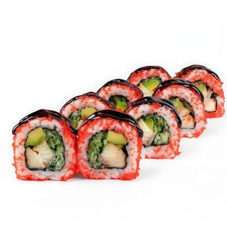 Рол Каліфорнія вугор ікра (270г)