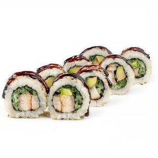 Рол Каліфорнія вугорь кунжут (270г)