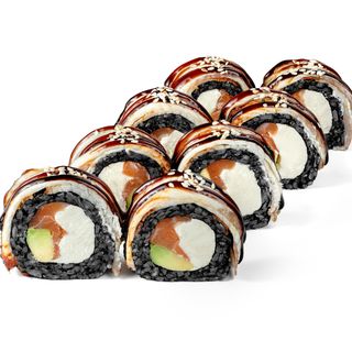 Чорний рол з вугрем (320г)