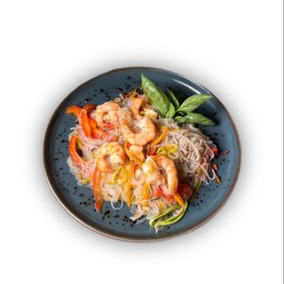 Фунчоза з креветками ( страва вихідного дня)