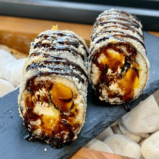 Панко Шаурма Манго зі сніжним крабом на вугром