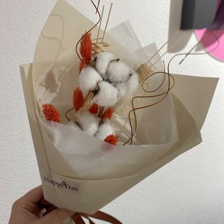 Букет комплімент з сухоцвітів в розмірі S