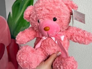 Рожевий ведмідь кучерявий