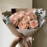 Мікс троянд та евкаліпта