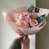 Букет в рожевих відтінках