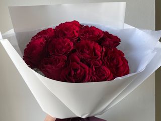 Монобукет червоних троянд