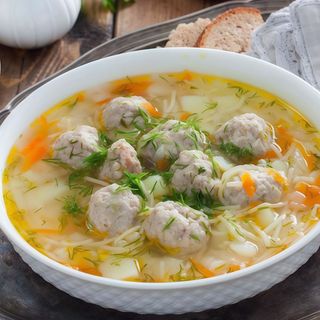 Суп з фрикадельками (400 мл.)