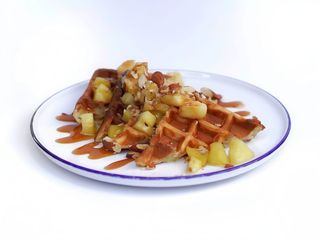 Вафля з яблуками та карамеллю (290г)