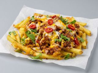 Papas Fritas (картопля фрі з фаршем)