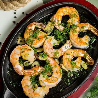 Смажені креветки