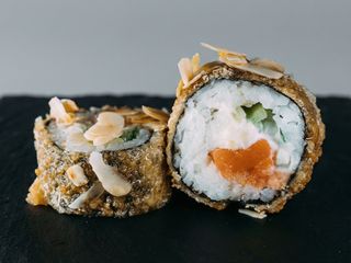 Темпура з лососем