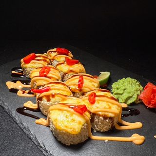 Запечений з лососем-гриль