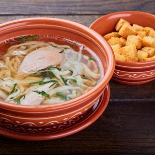 СУП ДОМАШНІЙ З КУРКОЮ