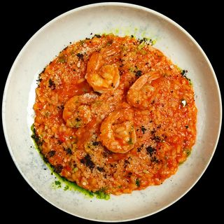 Томатне ризото з креветками (300 г)