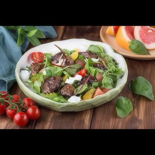 Салат теплий з курячою печінкою (300г)