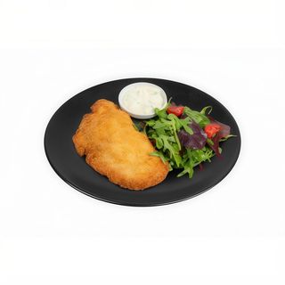 Шніцель курячий з овочами (320г)