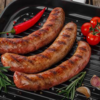 Ковбаски Гриль з Овочами гриль
