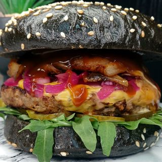 Бургер BBQ + фрі + пепсі