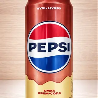 Пепсі Крем-сода з/б (0,33л)