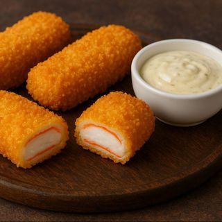 Крабове м'ясо у темпурі