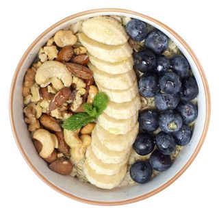 Вівсянка з бананом та лохиною (225г)