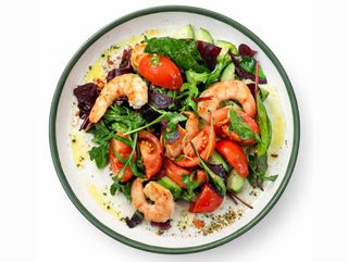 Салат з креветками