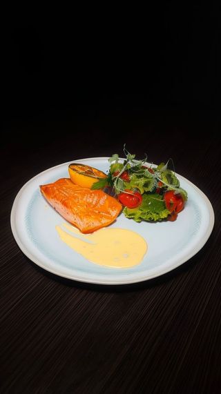 Стейк лосося