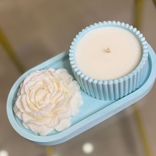 Набір свічка півонія