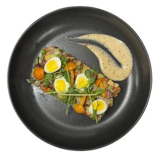 Олів’є з телятиною та грибами