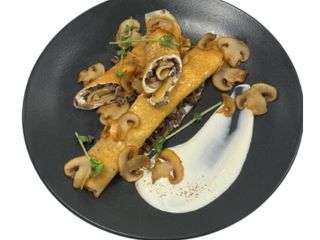 Млинці з грибами