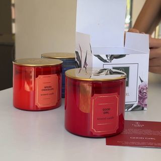 Свічка соєва "Flower Soul" кольорова