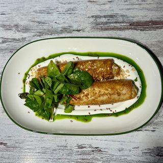 Млинці з куркою та грибами