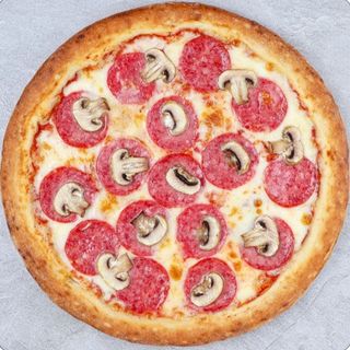 Піца Салямі з грибами